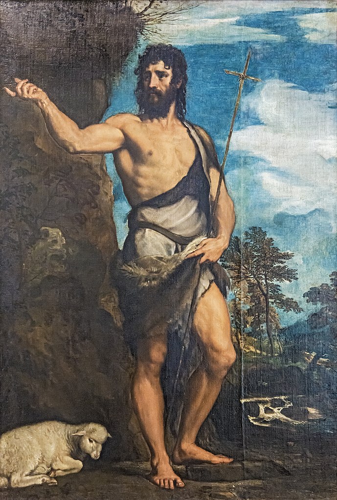 Saint John the Baptist by Titian