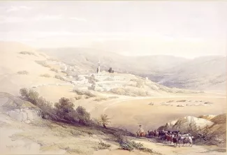 Nazareth_the_holy_land_1842