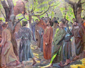 Zacchaeus summoned by Jesus of Nazareth