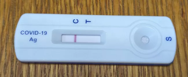 抗原定性検査キット結果