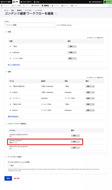 Content Moderationの基本ページへの適用